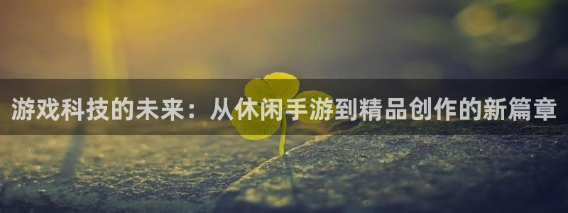 28大神用不了了：游戏科技的未来：从休闲手游到精品创作的新篇