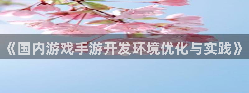 28大神下载苹果：《国内游戏手游开发环境优化与实践》