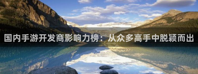 大神28开奖官网查询：国内手游开发商影响力榜：从众多高手中脱